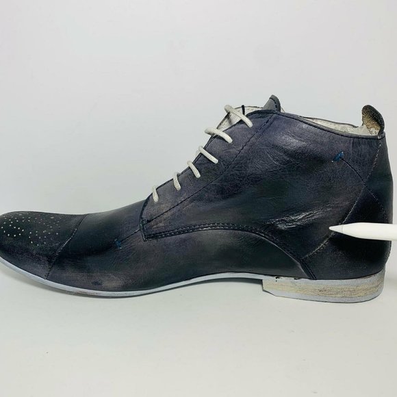 Salsa Jeans Mens Black Lace Up Chukka Boots Size 8 main image 5
